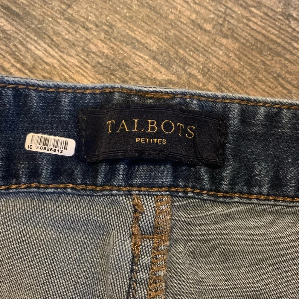 Talbots jean skirt